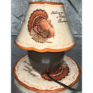 Wax Warmer 3 PC Set Yankee Candle 2011 Thanksgiving - WORKS - T/B Electric Acorn